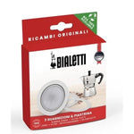Filterplaatje + 3 Rubberen Ringen - 6 cups - Bialetti