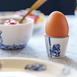 Eierdopje 2 stuks Teckel Nhaan - Heinen Delfts Blauw