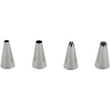 Spuitmondjes Set/4 #010 #012 #021 #032 - Wilton